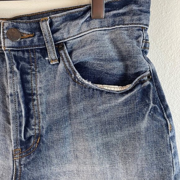 Free People We The Free High Rise Button Front Cutoff Shorts Size 29 - Picture 3 of 9